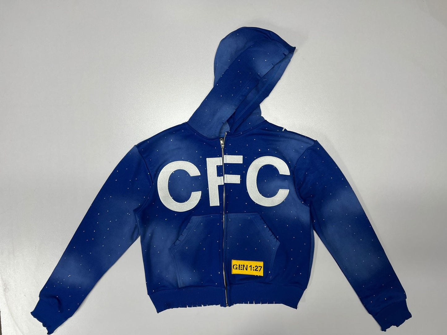 "Da Bluee" Zip Up Hoodie