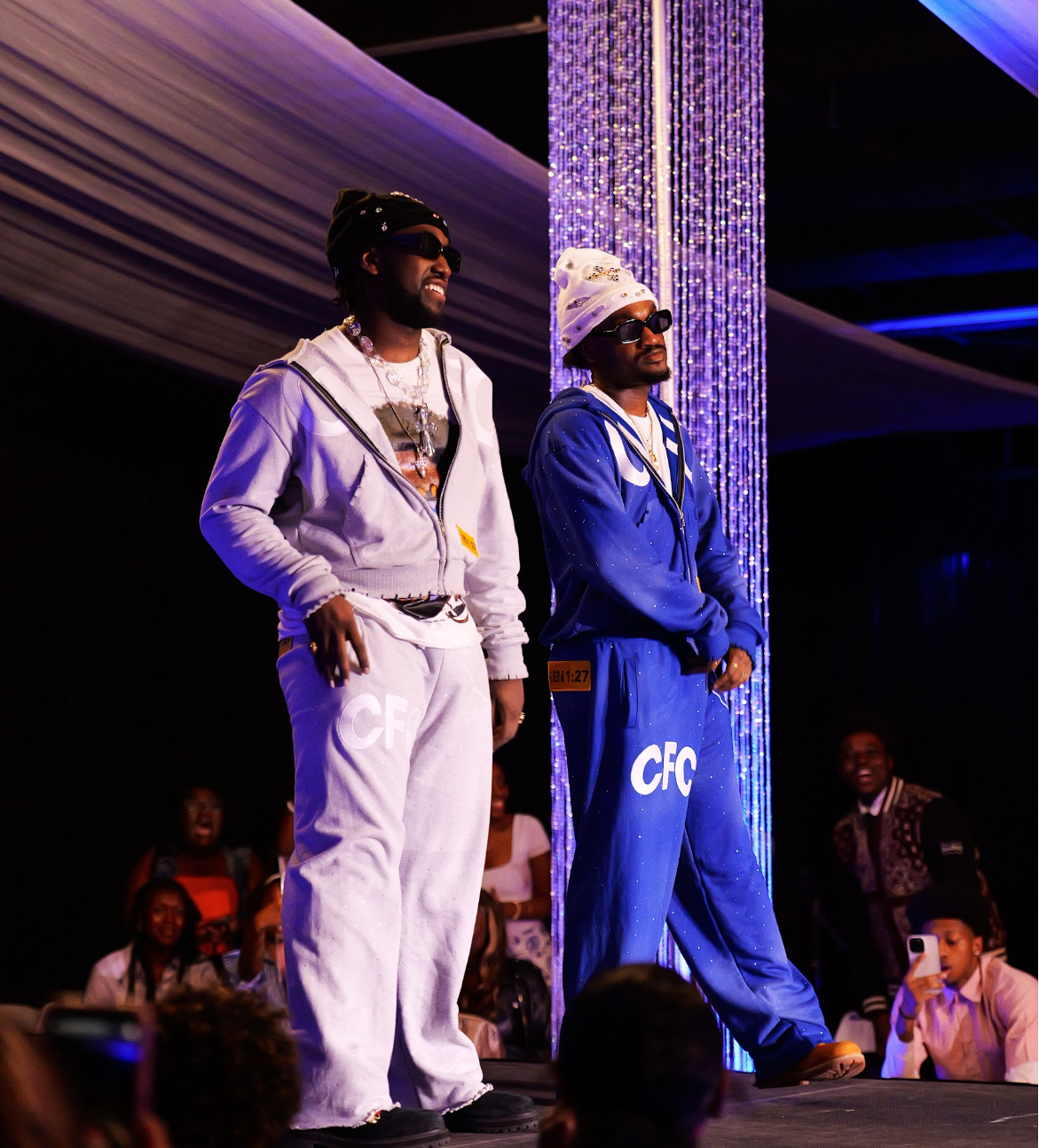 Distressed Rhinestone Beanie