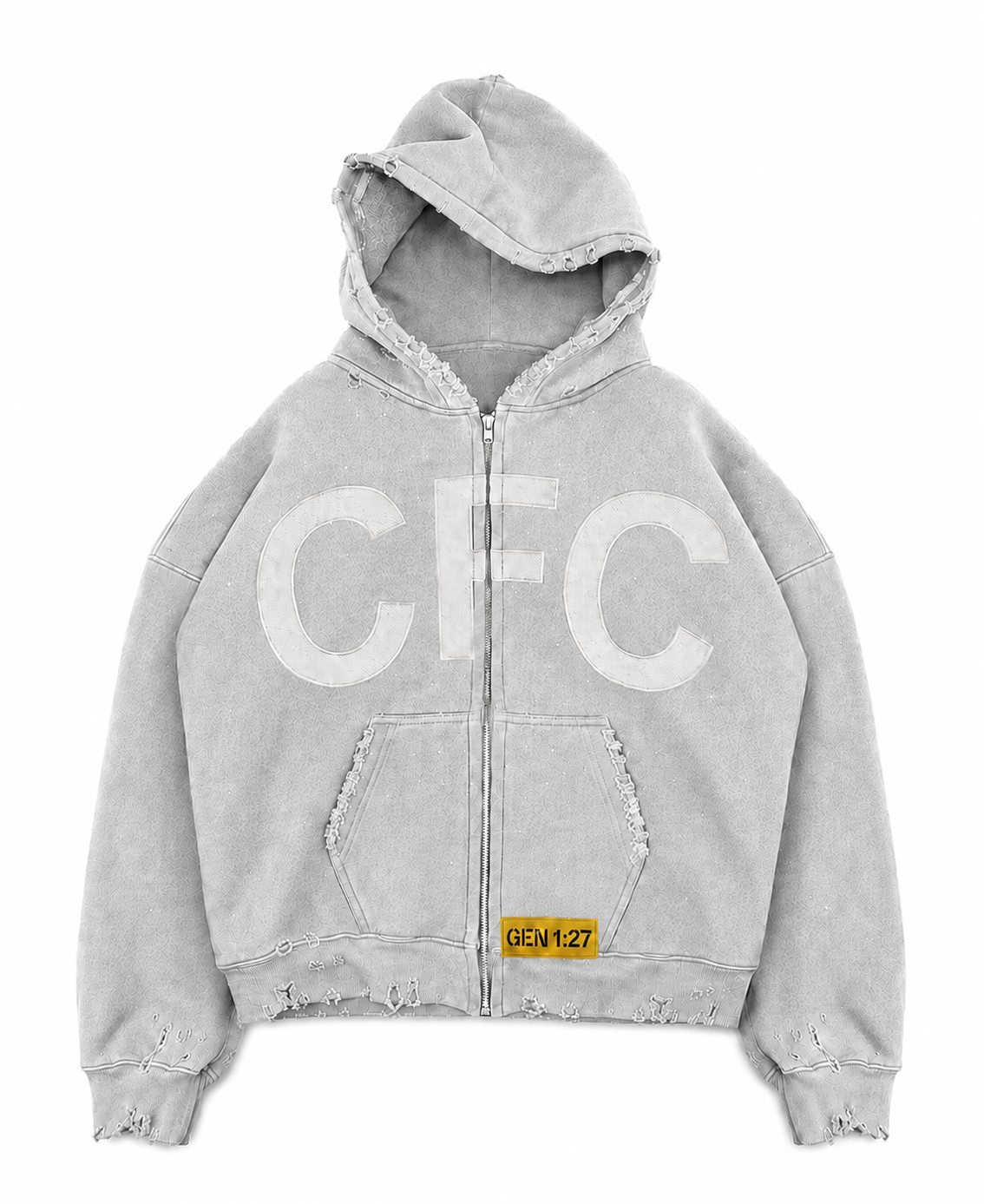 "Da Greyy" Zip Up Hoodie