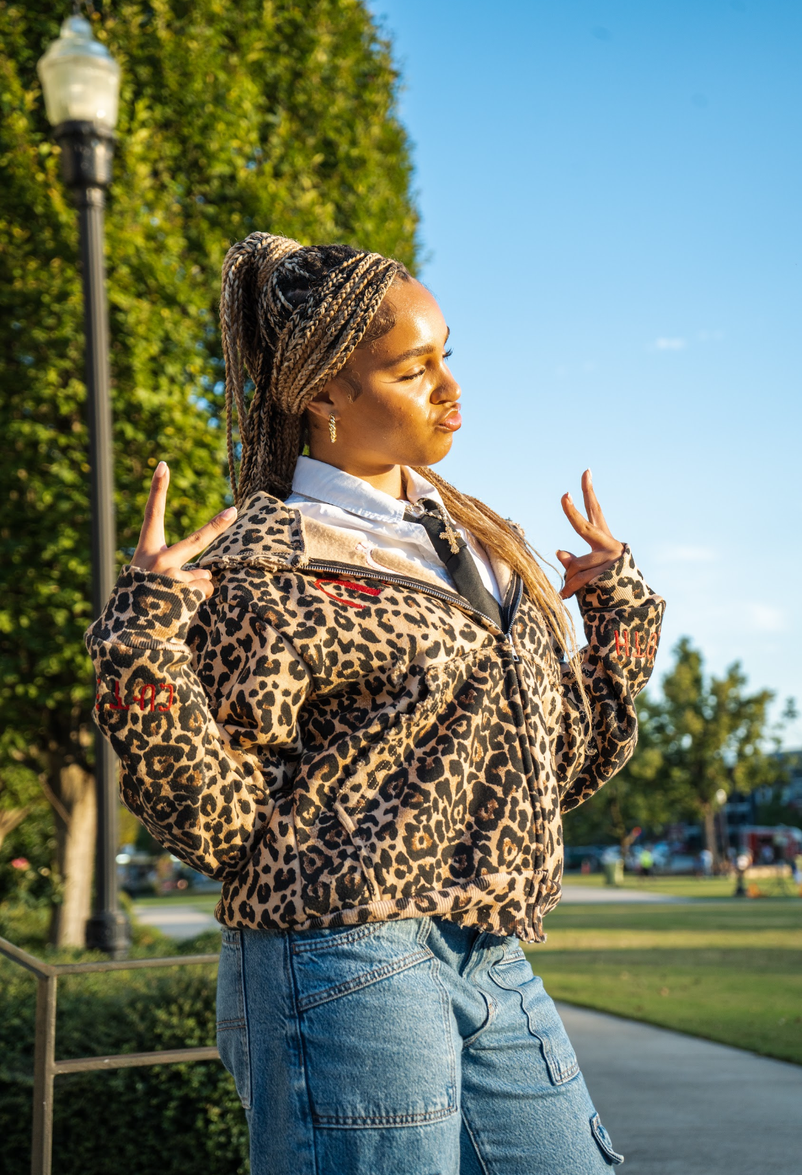 "Ethio-Cheetah" – Womans Hoodie