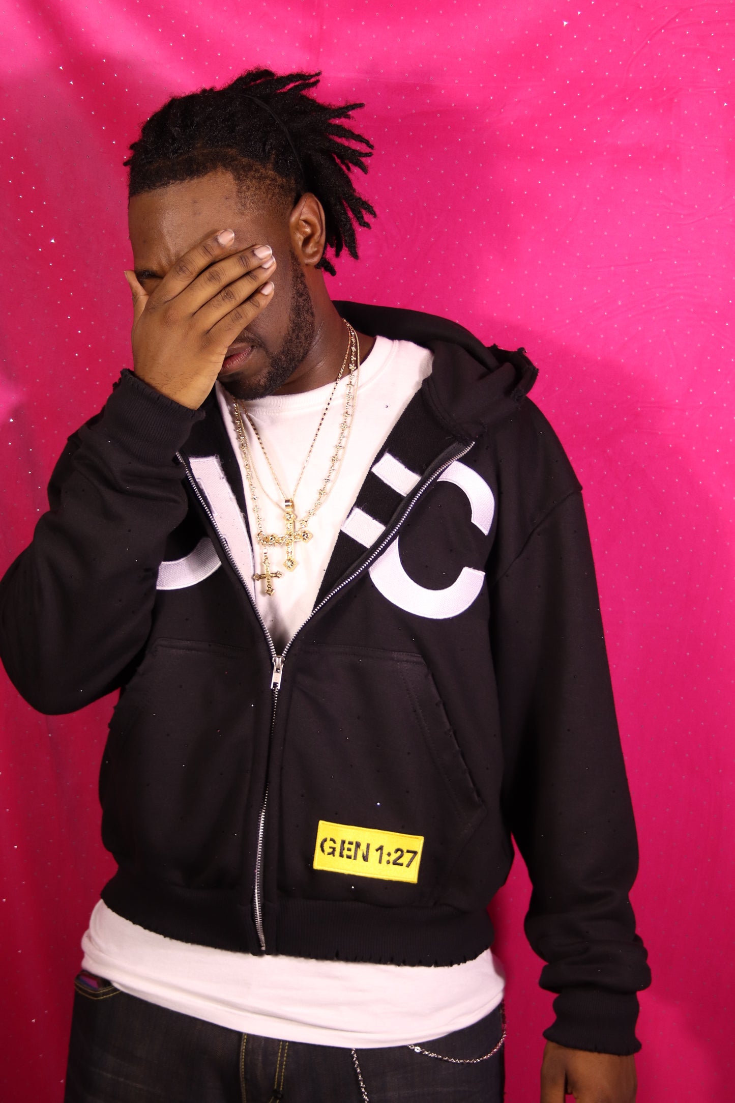 "Da Blaack" Zip Up Hoodie