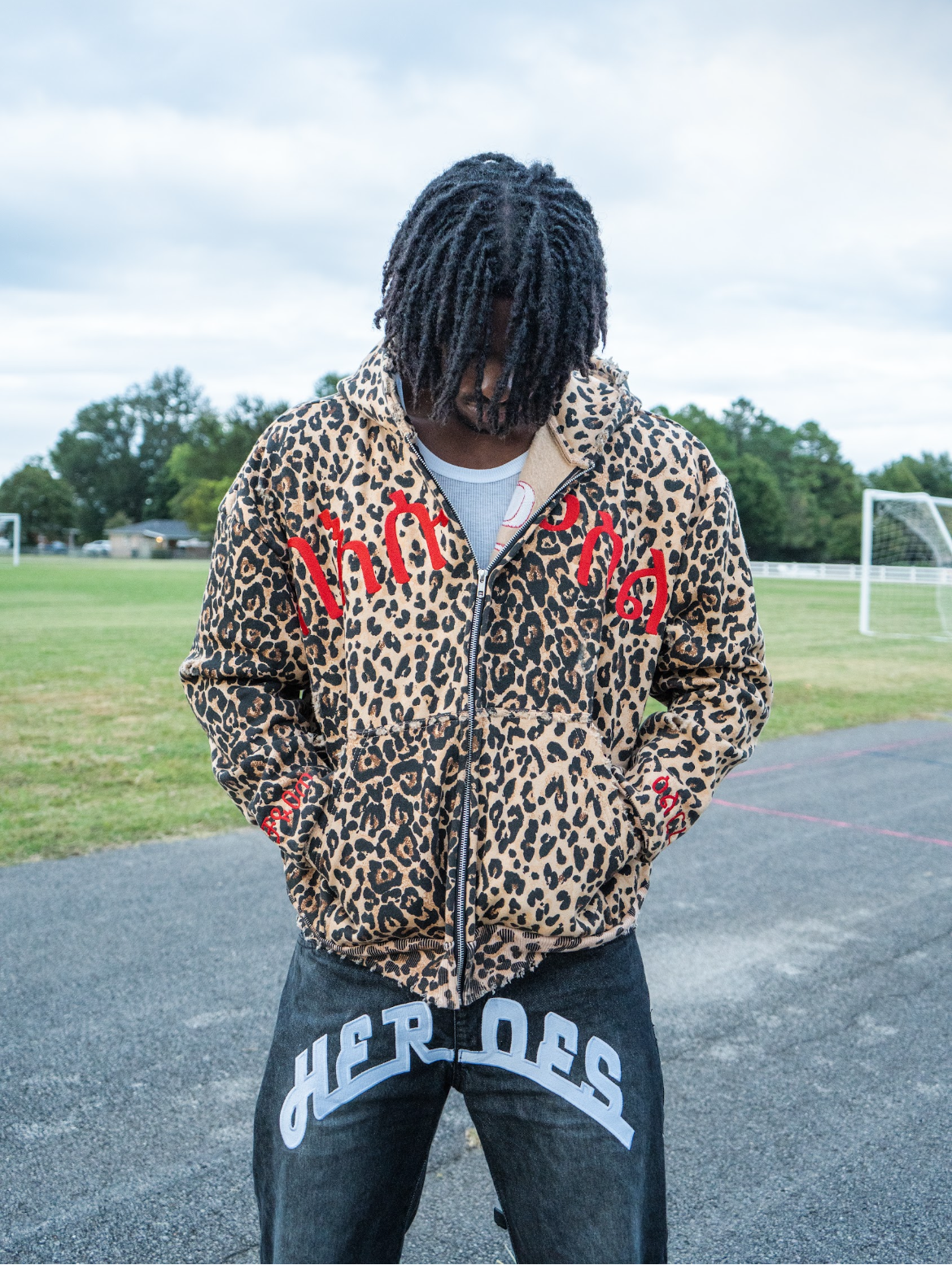 "Ethio-Cheetah" Mens Hoodie